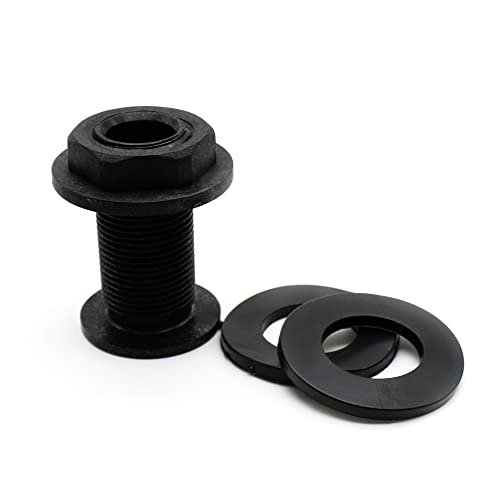 DOJA Barcelona | Tankverschraubungen | Tankdurchführung mit Gewinde 1 1/4' | Verschraubung für Wassertanks, Aquarium, Tank/Dieseltank, Fass, Tropfbewässerung, Regentonne, Wasserfass