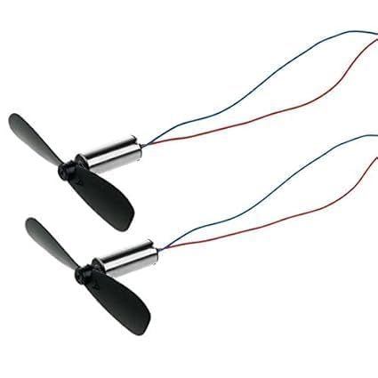 SP Electron DC 3.7V 612 6x12mm Micro Coreless Motor with Propeller for High-Speed Mini Drones (Pack of 2 Motors + 2 Propellers) - Image 2 thumbnail