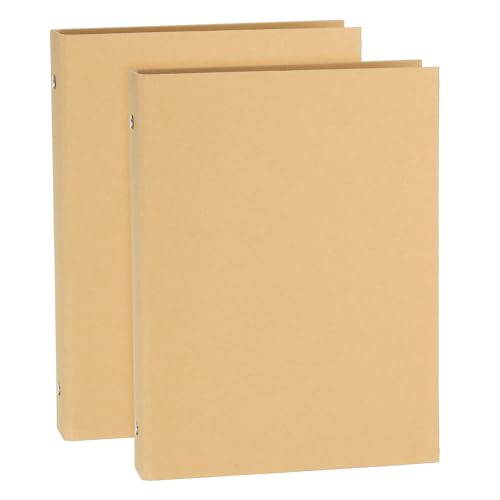 Couverture de classeur A5 rigide en papier kraft kaki de qualité supérieure PATIKIL