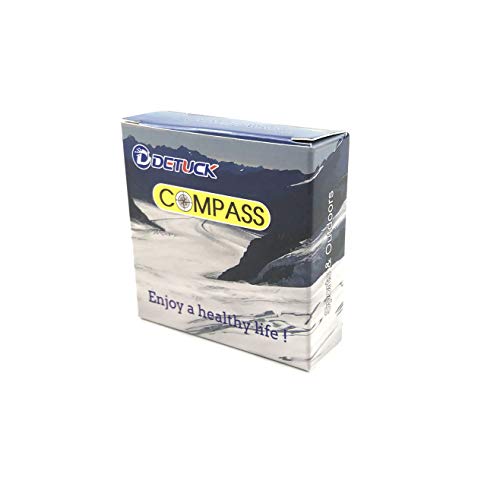 (TM Compass Keychain Portable Metal Survival Compass for Hiking Camping Outdoors