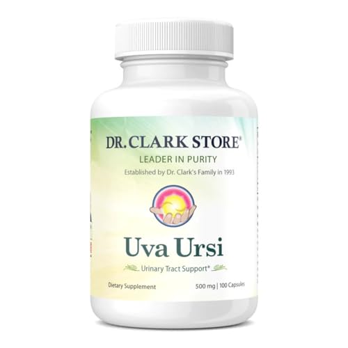 Dr Clark Store Uva Ursi Urinary Tract Support - 500 Mg 100 Vegan Supplements Immune Booster