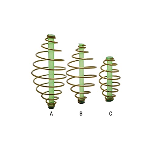 SUIOPPYUW 2 Satz von Angeln Spring Feeder Bait Cage Methode Salzwasser Tackle S – Bild 7