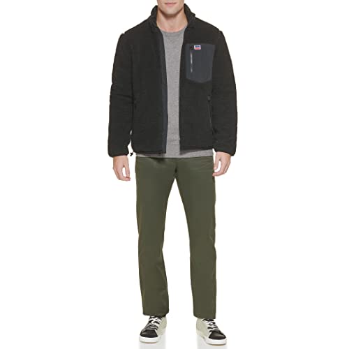 Image of Levi's Men's All Over Sherpa Jacket With Patch PocketJacket