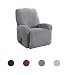 Serta 4 Piece Stretch Grid Recliner Slipcover, Gray