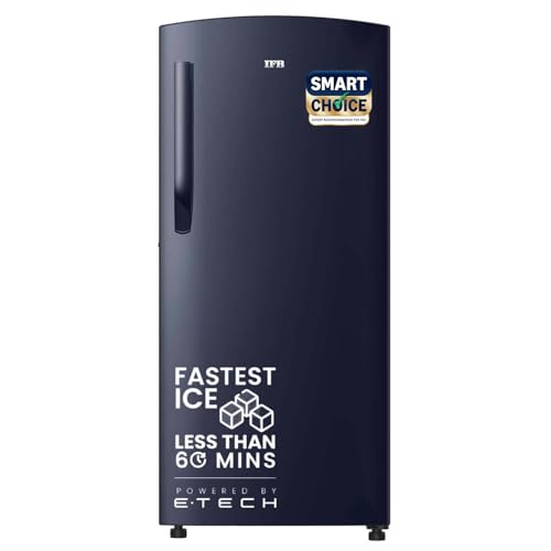 Image of IFB Smart Choice 187L 2 Star Direct-Cool Single Door Refrigerator (IFBDC-2132NCSE, Blue) Extraordinary Storage with Humidity Controller