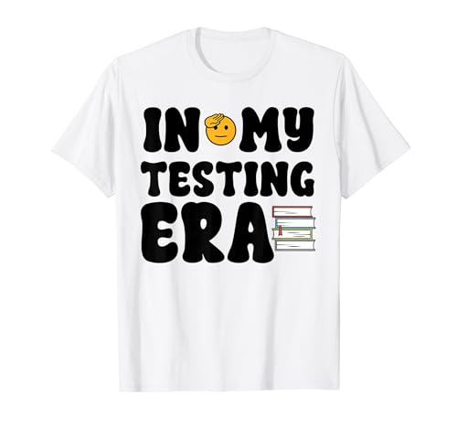 Groovy In My Testing Era Testing Day Lehrertesttag T-Shirt