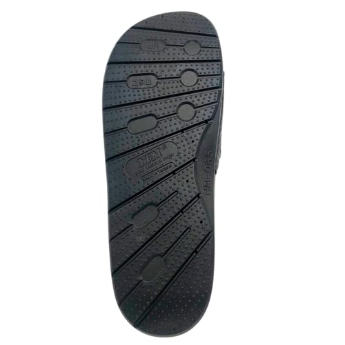 AdTec PVC Pebble Sandals For Men, Cushioned Outsole, Flexible and Bendable, Open Toe4