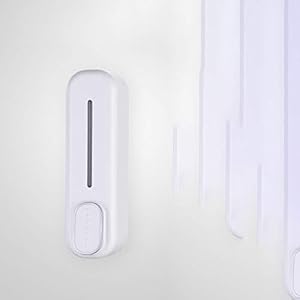 TOTAL HOME Hand Soap Dispenser Wall Mounted | Wall Mounted for Bathroom Kitchen Wash Basin (White, 300ml)