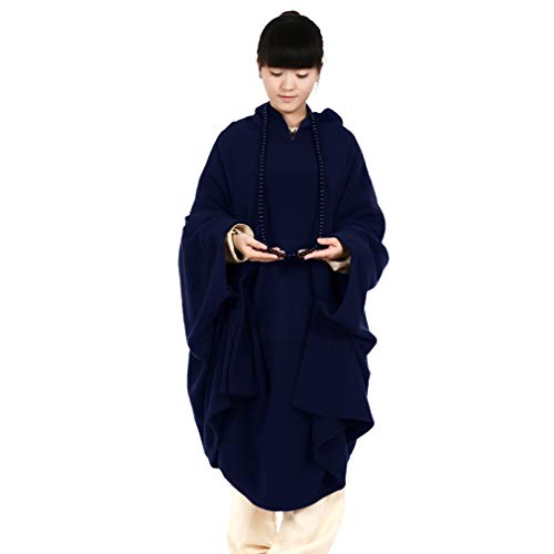 Image of ZanYing Meditation Buddhist Hooded Cloak Outfit Oversize Coat