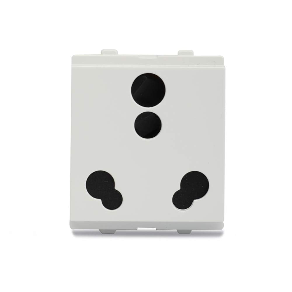 Schneider Electric Opale Plastic 6A/16A 3 Pin Socket with Shutter (White) X2106WH-image-42