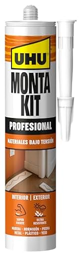 UHU Monta Kit Profesional-Adhesivo de Montaje Extrafuerte, Pegamento Fuerte Para Todo-350g | Ya disponible en tu tienda friki favorita! En mundofriki.es! UHU Monta Kit Profesional-Adhesivo de Montaje Extrafuerte, Pegamento Fuerte Para Todo-350g | Ya disponible en tu tienda friki favorita! En mundofriki.es!
