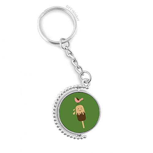 Porte-clés Smile Oiseaux chocolat crème glacée idée cadeau originale et utile