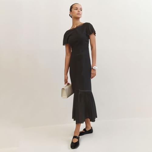 Uacllcau Ballet Flats Shoes for Women Square Toe Mary Jane Shoes Flat Women Comfortable Dressy Casual Slip On Ballerina Mesh Flats with Elastic Strap3