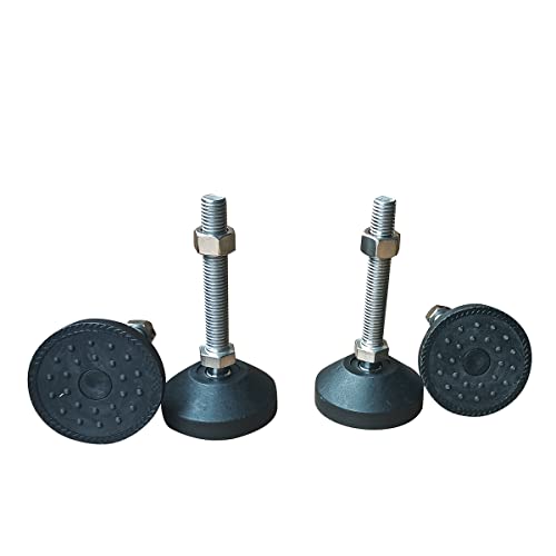 Patas niveladoras M12 x 80mm KATSU para regular altura de muebles y bancos de trabajo, 4 uds 2