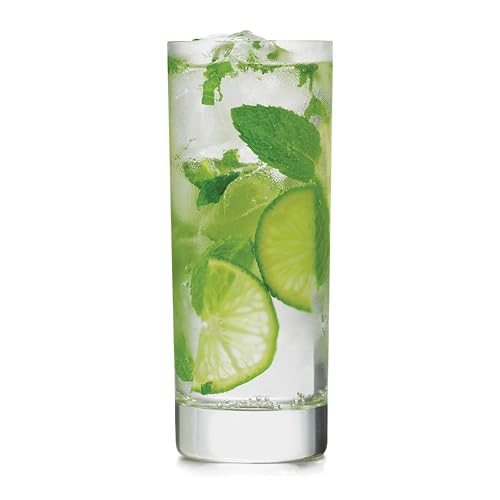 Libbey Reserve 9038 Modernist Beverage Glasses, 12-ounce, Set of 12