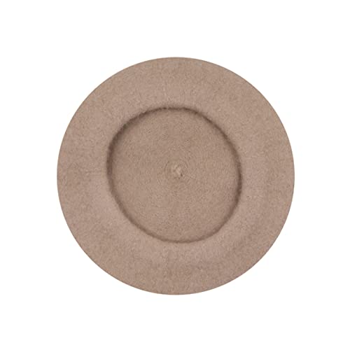 RARITYUS Fashion Cute Wool French Artist Beret Hat Warm Beanie Cap Headwear with Small Rainbow Pom Pom for Women Girls3