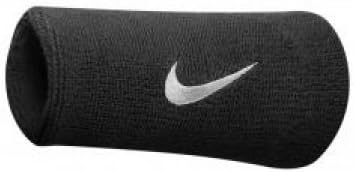 NIKE Swoosh Doublewide Wristbands - Black