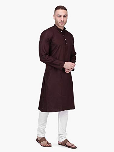 Image of Rajubhai Hargovindas Men's Premium Cotton Solid Kurta