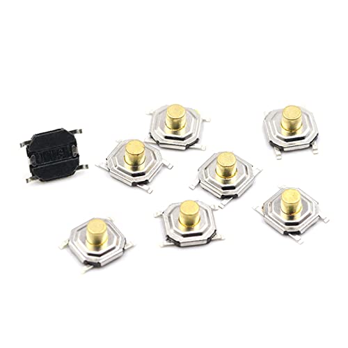 Interrupteur tactile SMD 4x4x3mm pour réparation électronique de précision, lot de 100 - 2