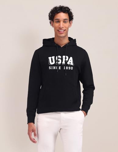 Image of U.S. Polo ASSN. Brand Printed Regular Fit Sweatshirt for Men - Comfortable, Full Sleeves Men Sweatshirts