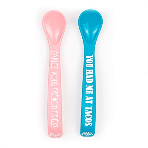 Image of Bella Tunno Wonder Spoon 2 Pack - You Had Me at Tacos/Parlez Vous French Fries, Multi