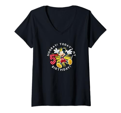 T-shirt Mickey Mouse Disney 5 ans pour éviter les pleurs d'habillage