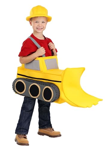 Disfraz Completo Infantil Bulldozer con Casco miniatura 1