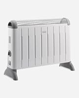 De'Longhi Konvektor HCM2030 - Heizgerät mit 3 Heizstufen für Räume bis 60 m³, Sicherheitsthermostat, Frostschutzfunktion, Raumthermostat, Grau – Ansicht 3