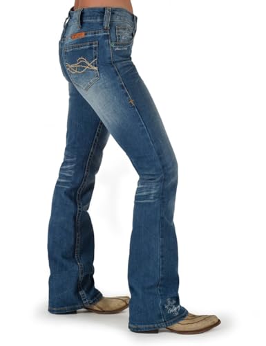Cowgirl Tuff Women's Lisa's Legacy Classic Jeans & Cooling Towel Bundle