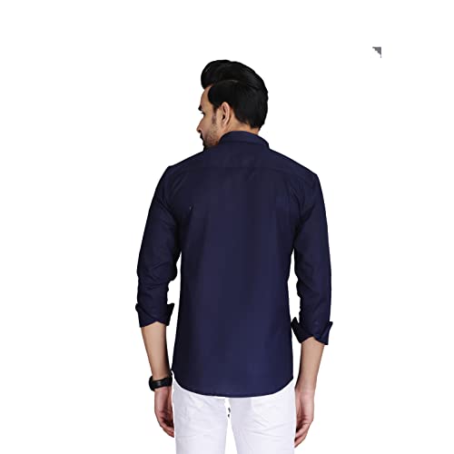 Image of Man Slim Fit Cotton Casual Shirt