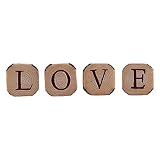 Candle Holders Candlestick Holders LOVE letter candle holder resin candle holder Set of 4 for Tablet