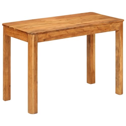Table bois acacia massif 110x55 table d'appoint peu encombrante et durable - 8