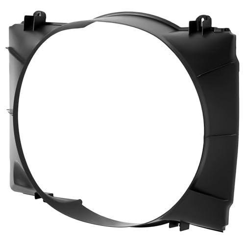 KUAFU Front Radiator Fan Shroud Compatible with 1987-1993 Ford F-150 F-250 F-350 Bronco Replacement for E5TZ8146H FO3110112 Plastic Black