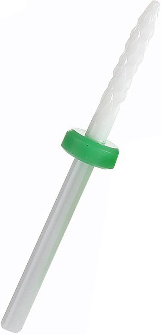 BEAUTY EMPIRE Nail Art Ceramic Under Nail Cleaner Bit Drill Bit 3/32" Shank Rotating Burr For Electric Nail Drill Machine Detal Tooth White-picture-53