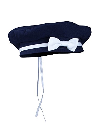 Spring Notion Baby Toddler Girls Nautical Sailor Dress with Hat Style-A Medium / 6-12 Months Navy