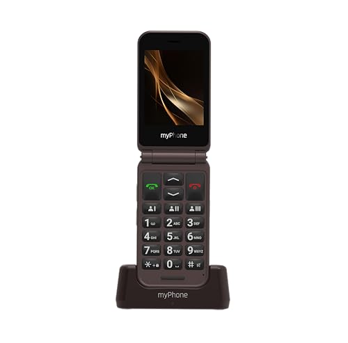 myPhone Harmony LTE Seniorenhandy ohne Vertrag, Klapphandy mit SOS-Taste, große Tasten, 2,8'+ 1,44'...