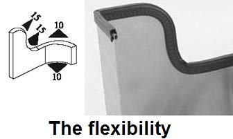 Edge Trim Black Small, 1/8\" Fits Edge (10 Feet Length) - Thumbnail 3