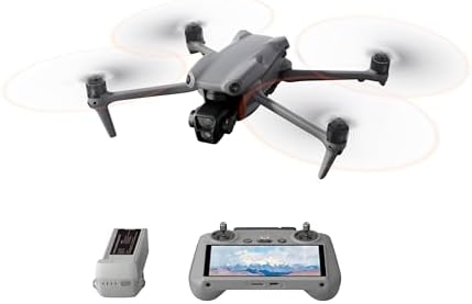 Specta Air Drone With Wide Angle & Medium Tele Dual Primary Cameras, GPS 4K UHD Drones with All-Direction Obstacle Sensing and 20km FHD Transmission, 4K/60fps HDR , 48MP Photo, 46-Min Flight, Auto Filming, Remote Controller with Screen, FAA Remote ID Compliant