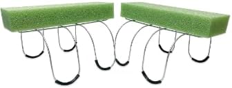 Miniatura 7 de Sillín de lápida de cementerio galvanizado a prueba de herrumbre de alambre de 8 pulgadas con espuma adjunta (silla de espuma de poliestireno (elija