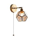 Applique murale vintage, cette applique murale est parfaite pour ajouter de l'élégance et de la sophistication à votre maison. Lumière douce, émettant une lumière chaleureuse et romantique, pour créer une atmosphère romantique à la maison. C'est également un excellent cadeau pour la famille et les amis, les mariages, la Saint-Valentin et plus encore.