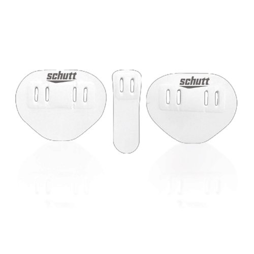 Schutt Varsity Slotted 3-Piece Pad Set for Skill Positions , White