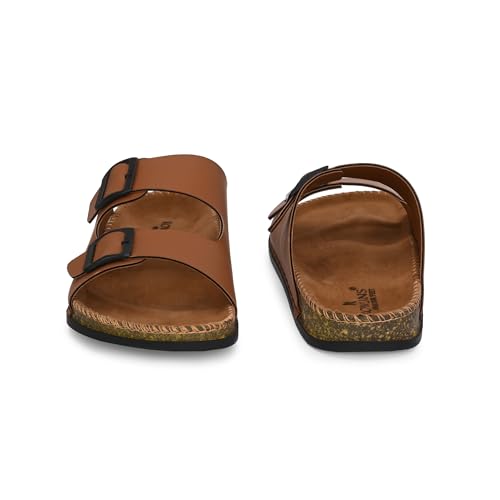 Image of ROWLANS Men's Ethnic Slippers - Elegant, Traditional & Comfortable Footwear
