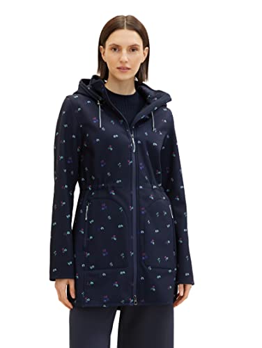 TOM TAILOR Damen Softshell Mantel mit Kapuze
