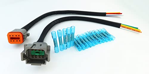 Dt Connector Pigtail Cable 8 Pin Male And Female 1Ft/30Cm (8 Pin) #TOP6