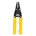 IDEAL Electrical 45-121 T-6 T-Stripper - 14-26 AWG, Yellow Wire Stripper with Looping Holes, Plier Nose, Spring Loaded Automatic Opening