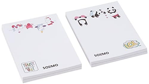 Amazon Brand - Solimo Writing Pads, 50 Pages Easy Tear Off Task Pad, Daily Weekly Planner For Organized People, 4 X 5.25 Sheet, Set Of 4