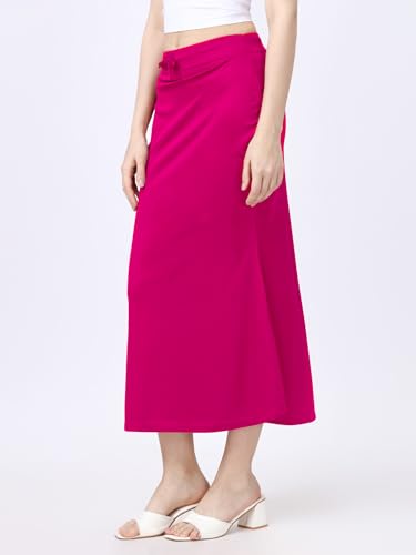 Image of Toochki Stretchable Saree Shapewear Petticoat for Women, Blended Cotton,Petticoat,Skirts for Women,Shape Wear Dress for Saree