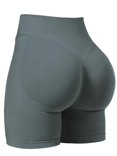Image of VOYJOY Women Workout Impact Shorts 2.5 inch / 3.6 inch / 4.5 inch / 6 inch Scrunch Butt Booty | Tummy Control, High Waisted, Bike Short, Gentle Compression, for Women