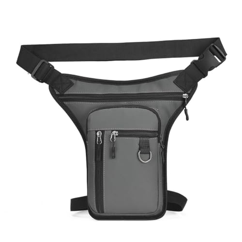 Mochila para accesorios de bicicleta ajustable con bolsillo para pierna y llaves 5