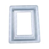 Yalulu Schmuckformen Gießform, Foto Border Silikonform Schmuck Gießform Formen Silikon Molds Resin Mold Harz Form DIY Bilderrahmen Epoxidharz Harz